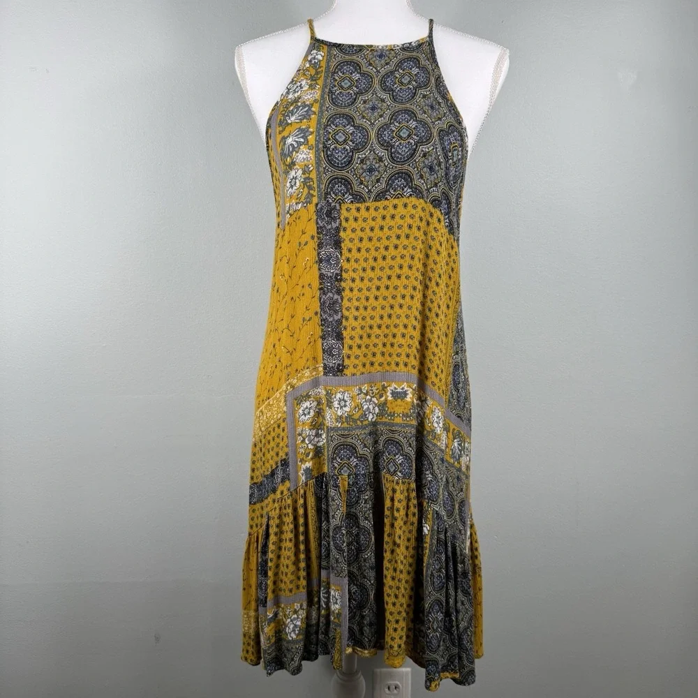 Coco & Main, Women's Size Large, Spaghetti Strap, Boho Style, Dress - Picture 1 of 7
